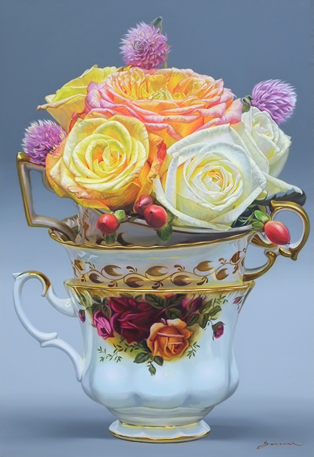 다화(茶話)	116.8 x 80.3cm 	캔버스에 유채	2017
