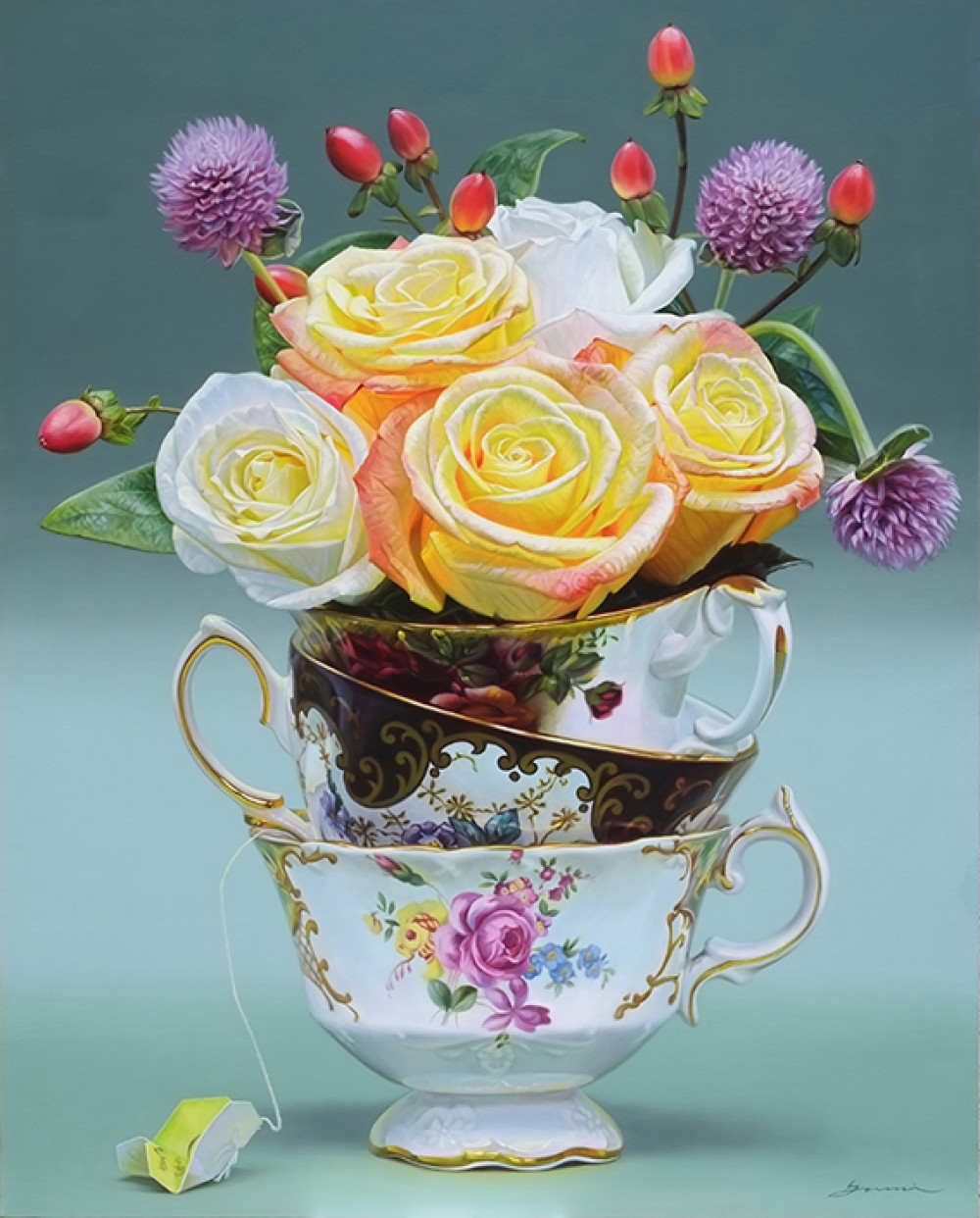 다화(茶話)	162.2 x 130cm	캔버스에 유채	2017
