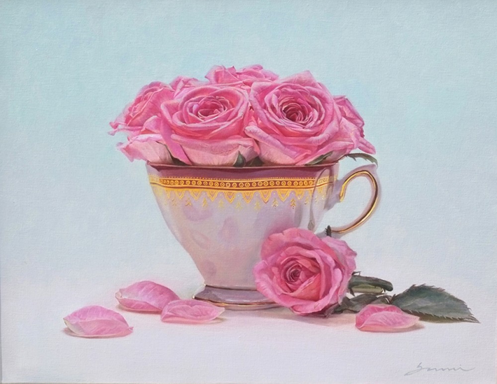 다화(茶話)	53 x 40.9cm 	캔버스에 유채	2015
