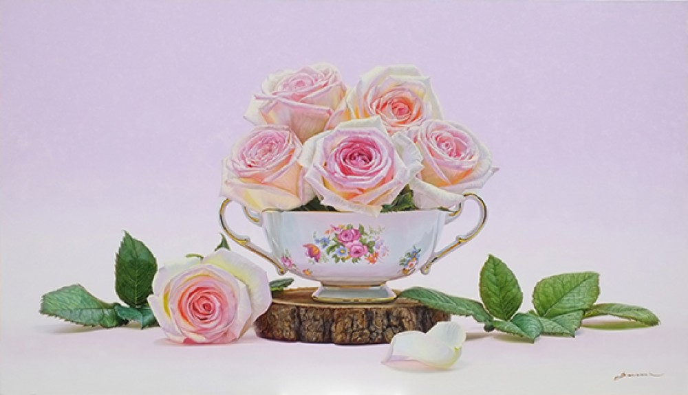다화(茶話)	193.9 x 112.1cm 	캔버스에 유채	2018
