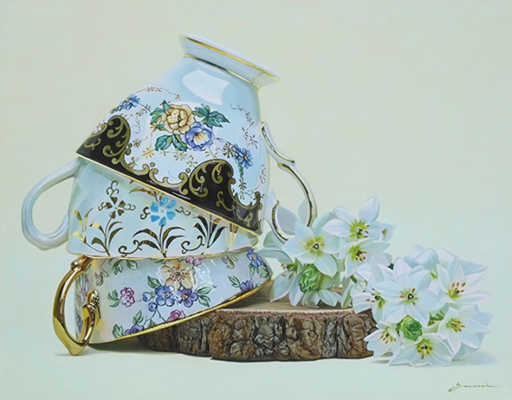다화(茶話)	116.8 x 91cm	캔버스에 유채	2016

