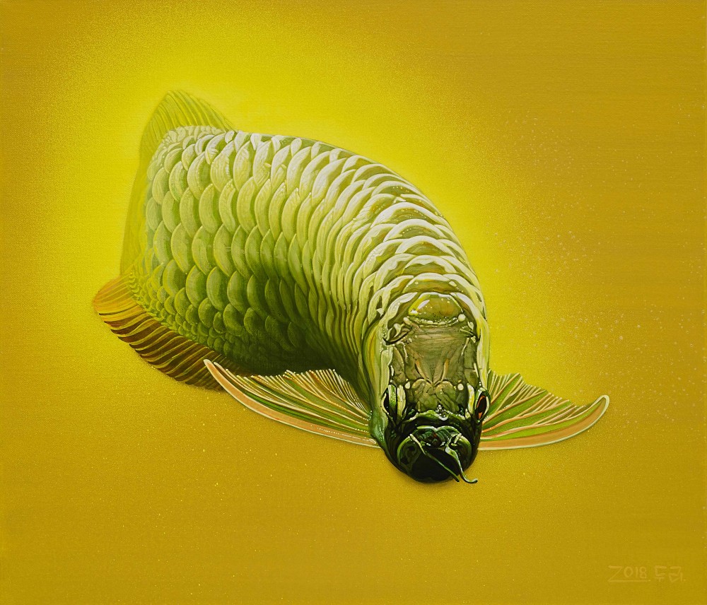 용신(龍神)_캔버스에 아크릴_53 × 45.5cm_2018