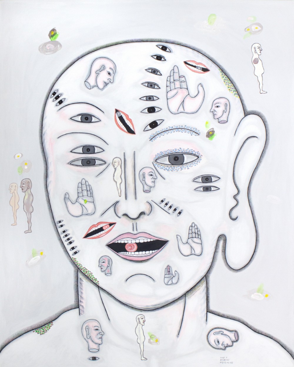 자궁으로 가는 지도_캔버스에 아크릴_162.0×130.3㎝_2022