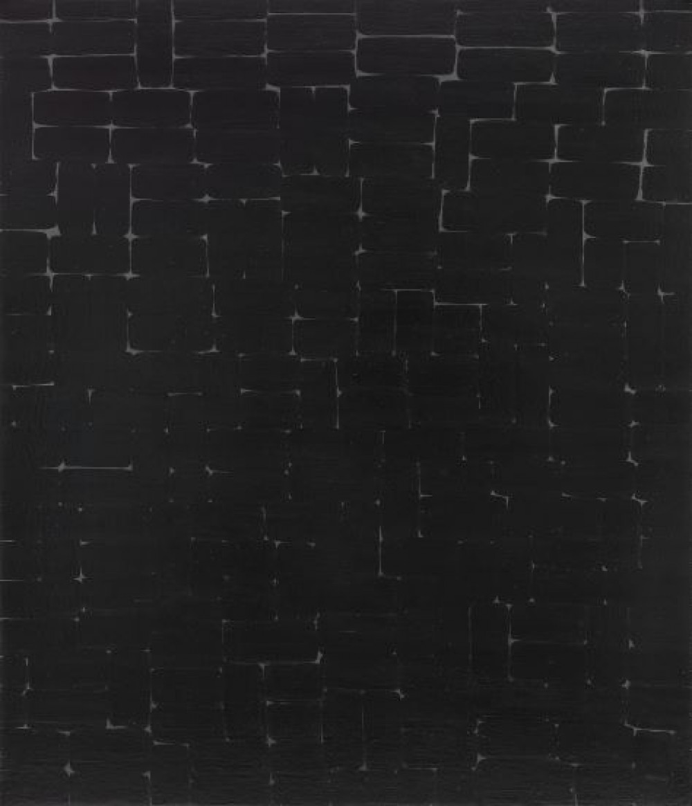 비욘드 블랙(Beyond Black) [20211021]_한지에 먹과 아크릴 채색 (Oriental ink_acrylic on Hanji)_123.5×106cm_2021