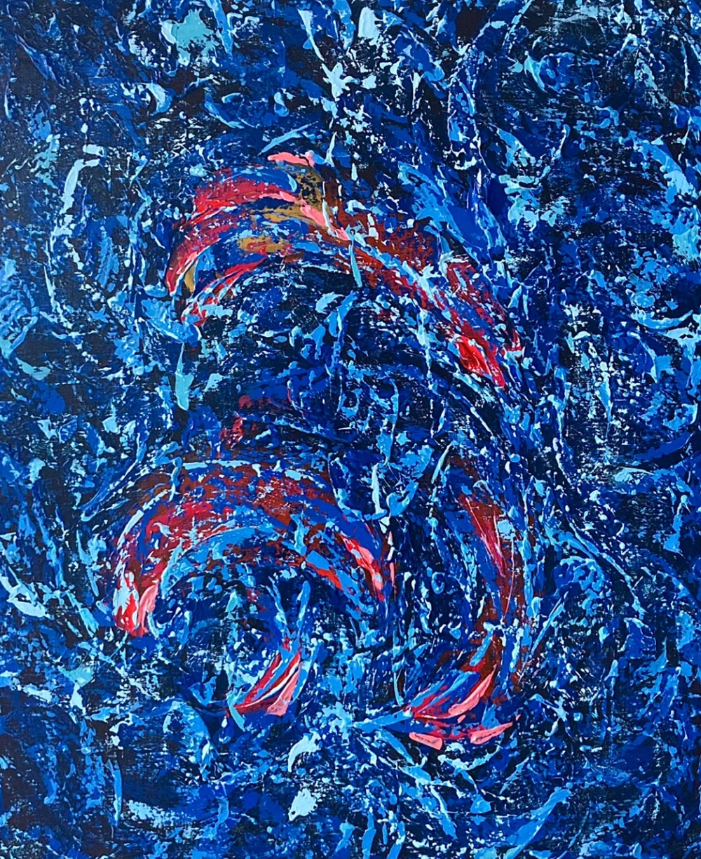 Camouflage 52_Acryilc on Canvas_90.9X72.7xm_2022